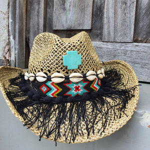Sombrero Tribal Negro