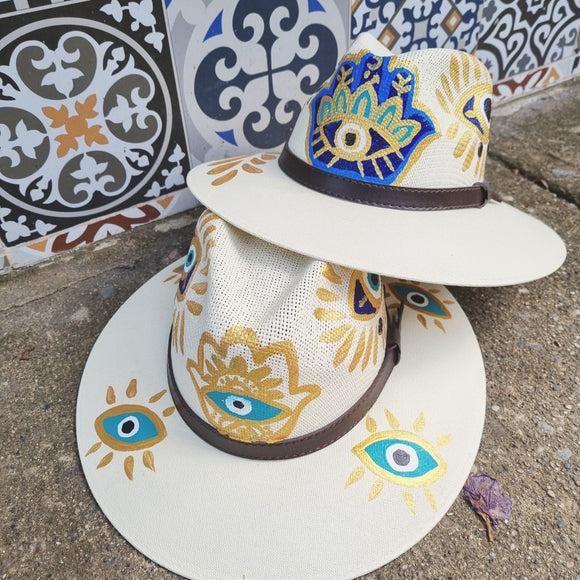 Panama Hat Hamsa